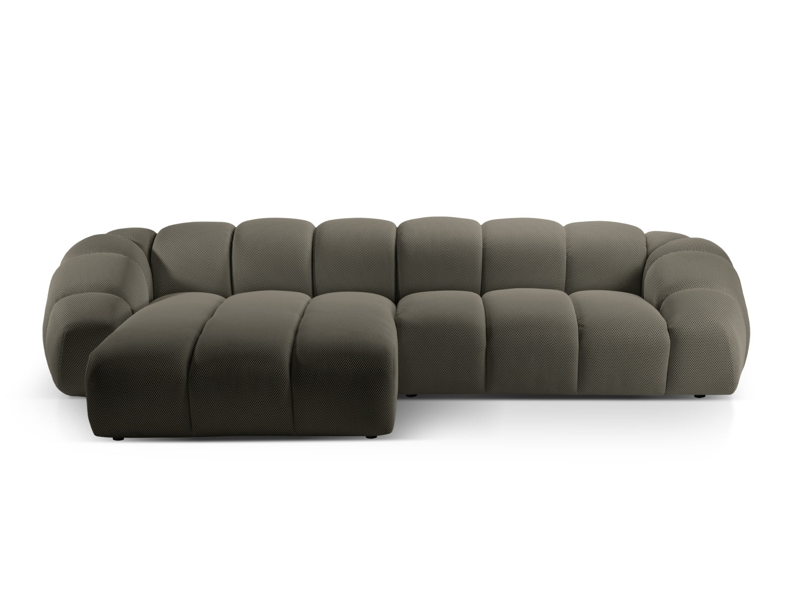 Diana Ecksofa links 4 Sitzer in Steel präsentiert im Onlineshop von KAQTU Design AG. Ecksofa links ist von Micadoni