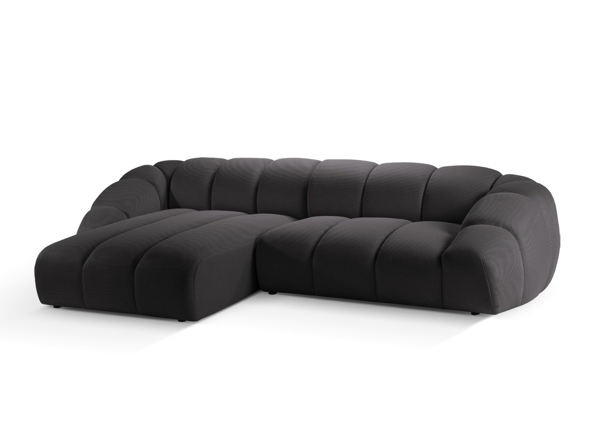 Diana Ecksofa links 4 Sitzer in Espresso-Sonic präsentiert im Onlineshop von KAQTU Design AG. L-Sofa links ist von Micadoni