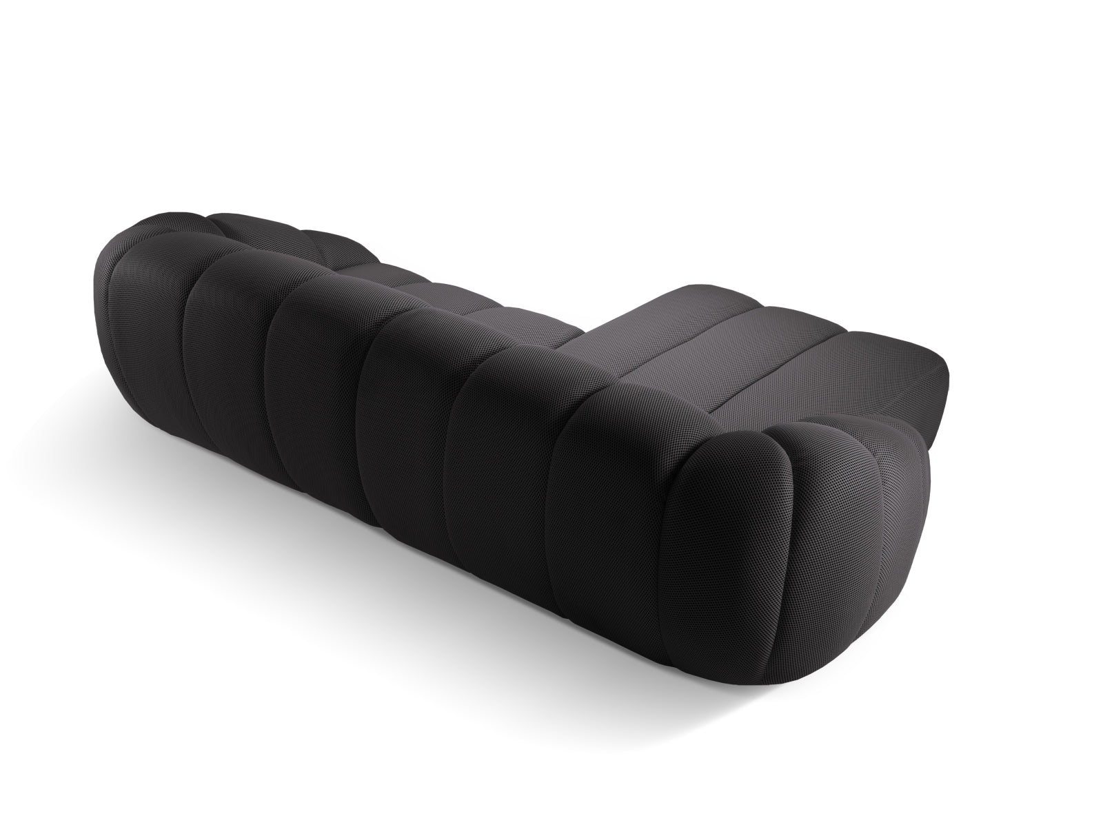 Entdecken Sie das elegante Diana Ecksofa links 4 Sitzer von Micadoni – ideal für stilvolle Wohnräume, vereint Komfort und modernes Design!