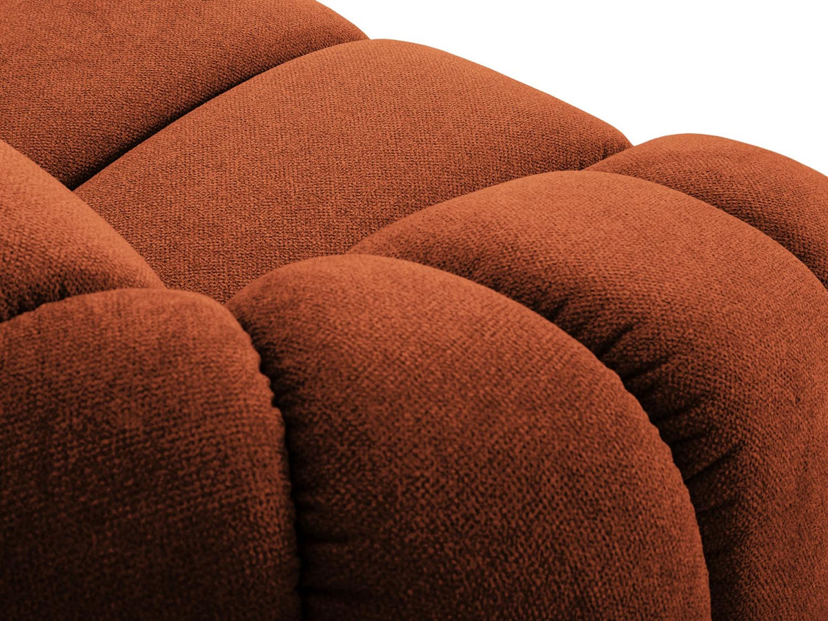 Diana Ecksofa links 4 Sitzer in Terracotta-Bubble präsentiert im Onlineshop von KAQTU Design AG. L-Sofa links ist von Micadoni
