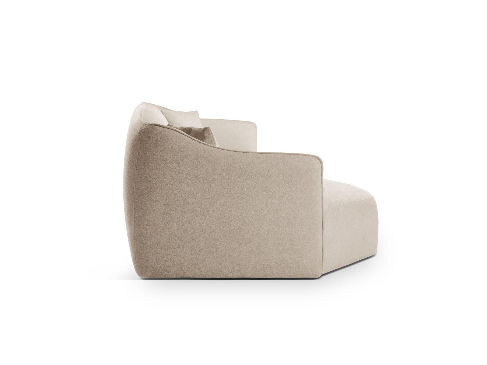 Erleben Sie das Hailey Boucle Ecksofa links von Micadoni – ein elegantes 5-Sitzer Sofa, das zeitgemässen Stil und höchsten Komfort bietet.