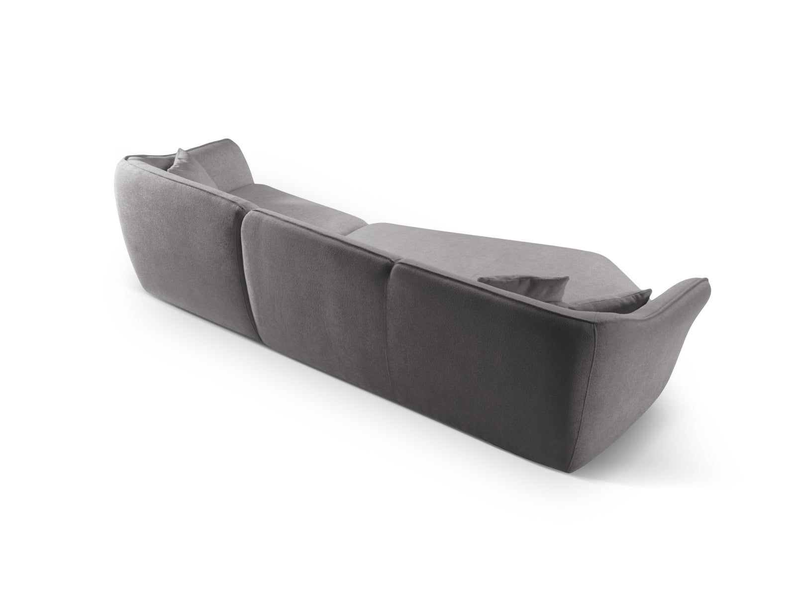 Erleben Sie das Hailey Boucle Ecksofa links von Micadoni – ein elegantes 5-Sitzer Sofa, das modernen Stil und höchsten Komfort bietet.