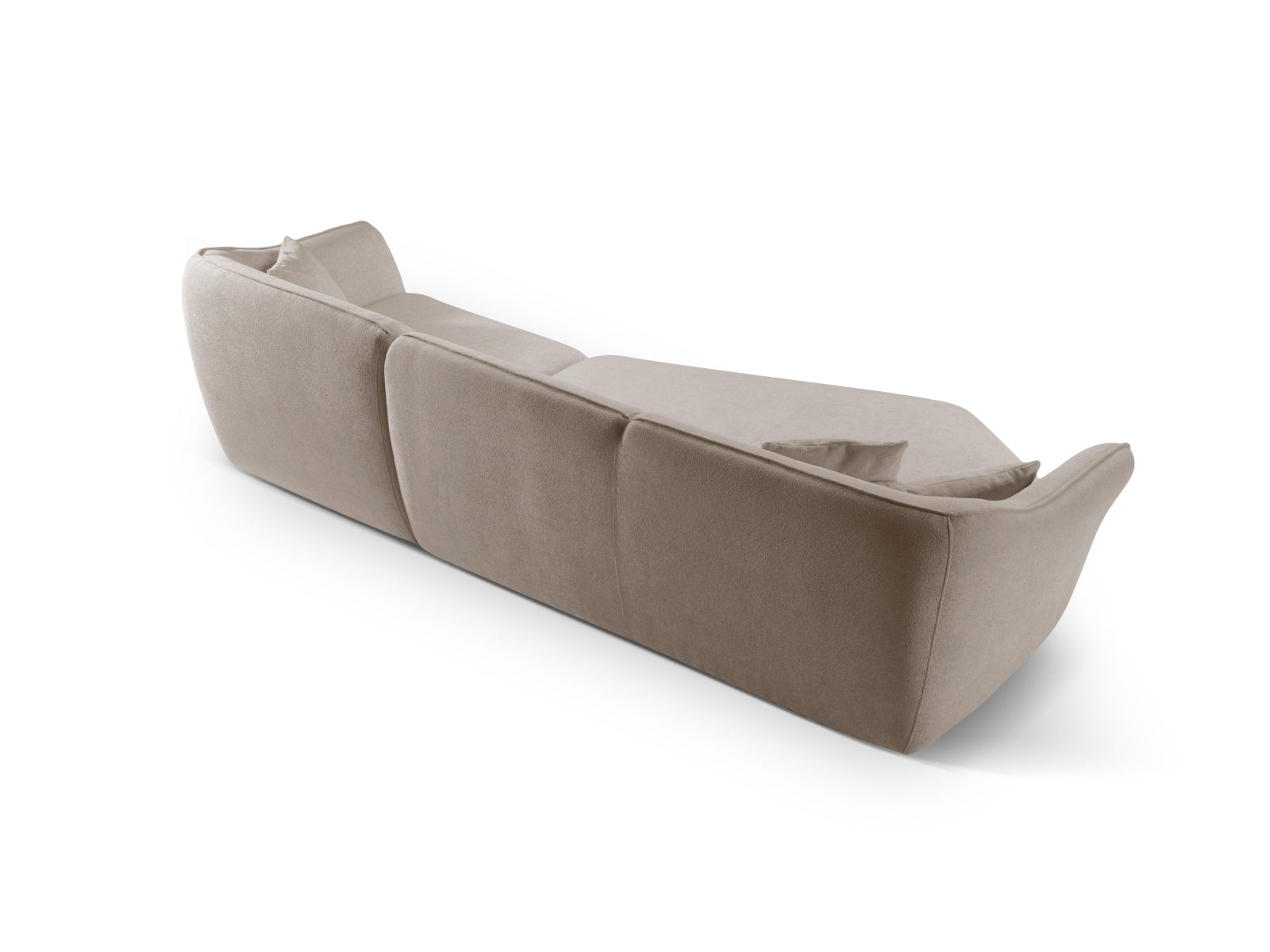 Entdecken Sie das Hailey Boucle Ecksofa links von Micadoni – ein stilvolles 5-Sitzer Sofa, das Komfort und modernes Design vereint.