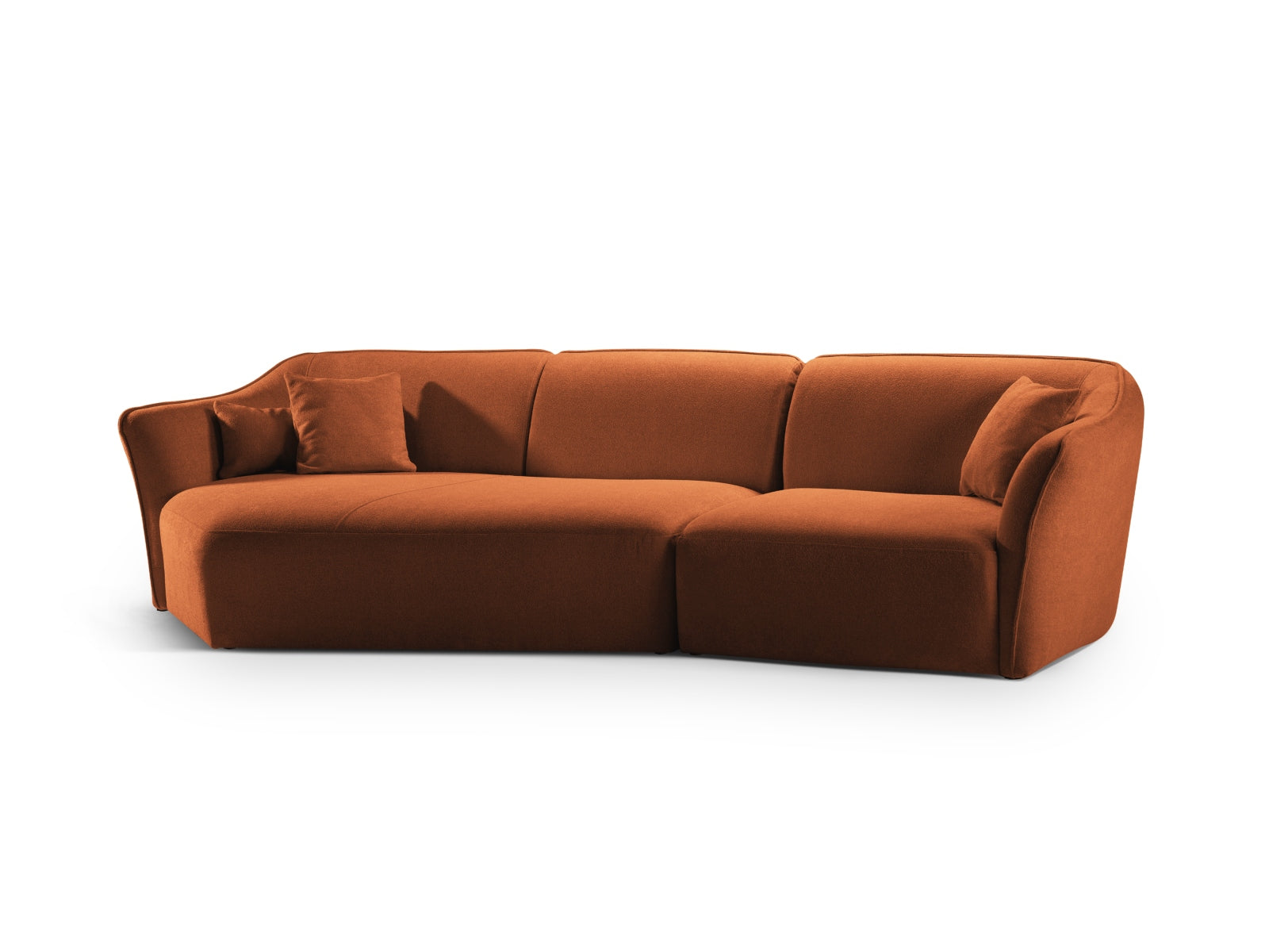 Entdecken Sie das Hailey Boucle Ecksofa links von Micadoni – ein stilvolles 5-Sitzer Sofa, das Komfort und modernes Design vereint.
