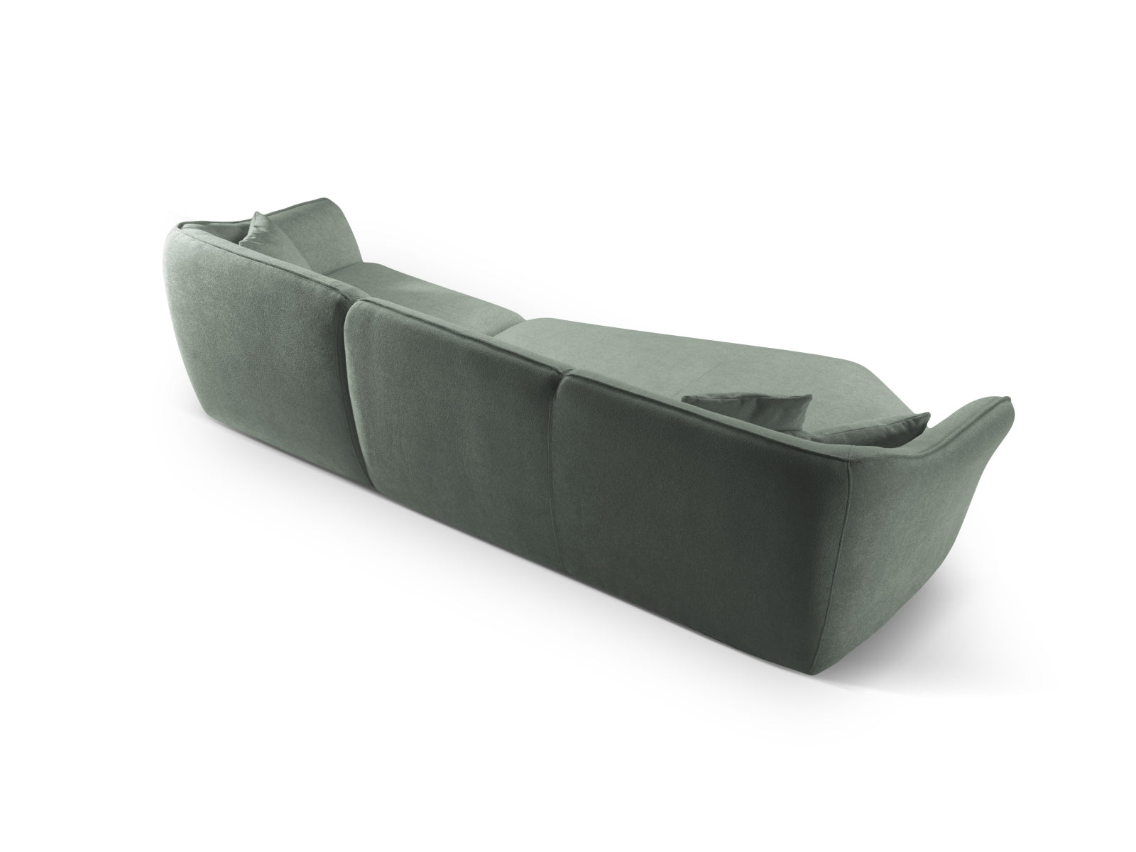 Entdecken Sie das Hailey Boucle Ecksofa links von Micadoni – ein stilvolles 5-Sitzer Sofa, das Komfort und modernes Design vereint.