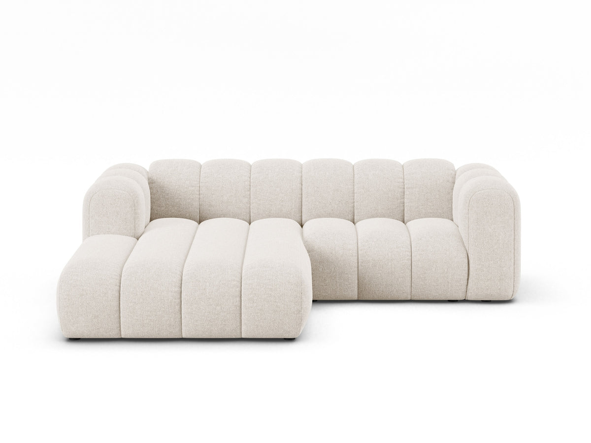 Lupine Modulares Ecksofa links 3 Sitzer in Light Beige-Eden präsentiert im Onlineshop von KAQTU Design AG. L-Sofa links ist von Micadoni