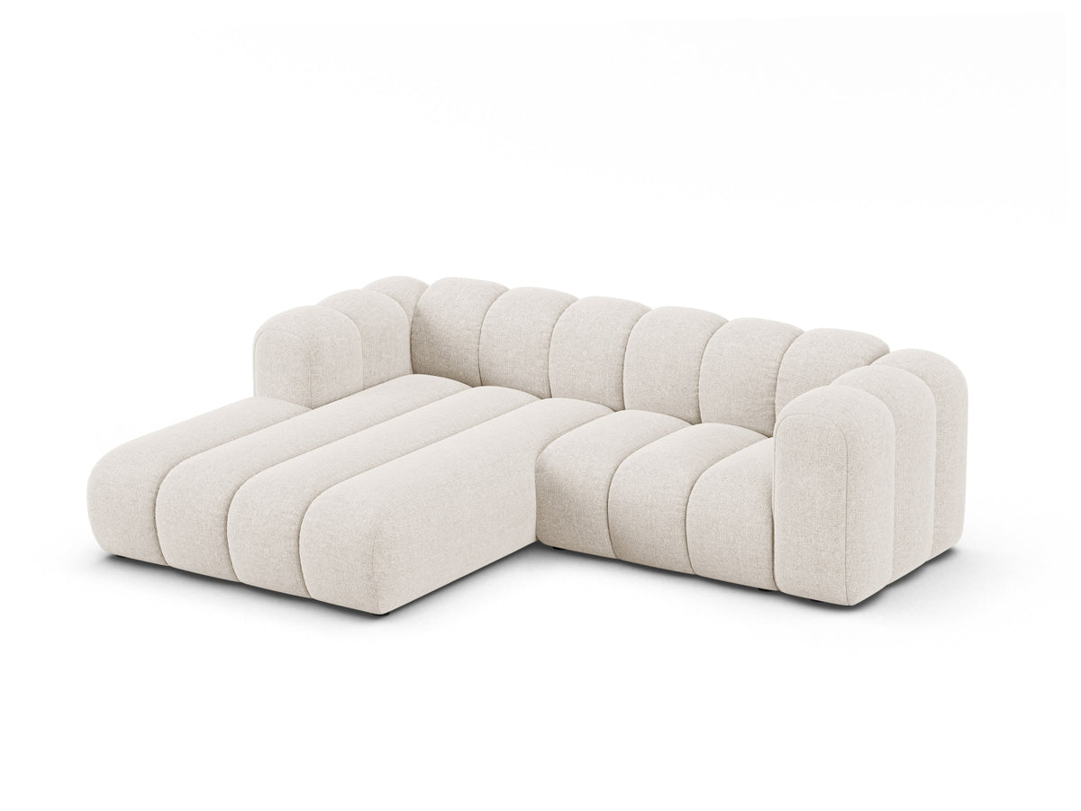 Lupine Modulares Ecksofa links 3 Sitzer in Light Beige-Eden präsentiert im Onlineshop von KAQTU Design AG. L-Sofa links ist von Micadoni