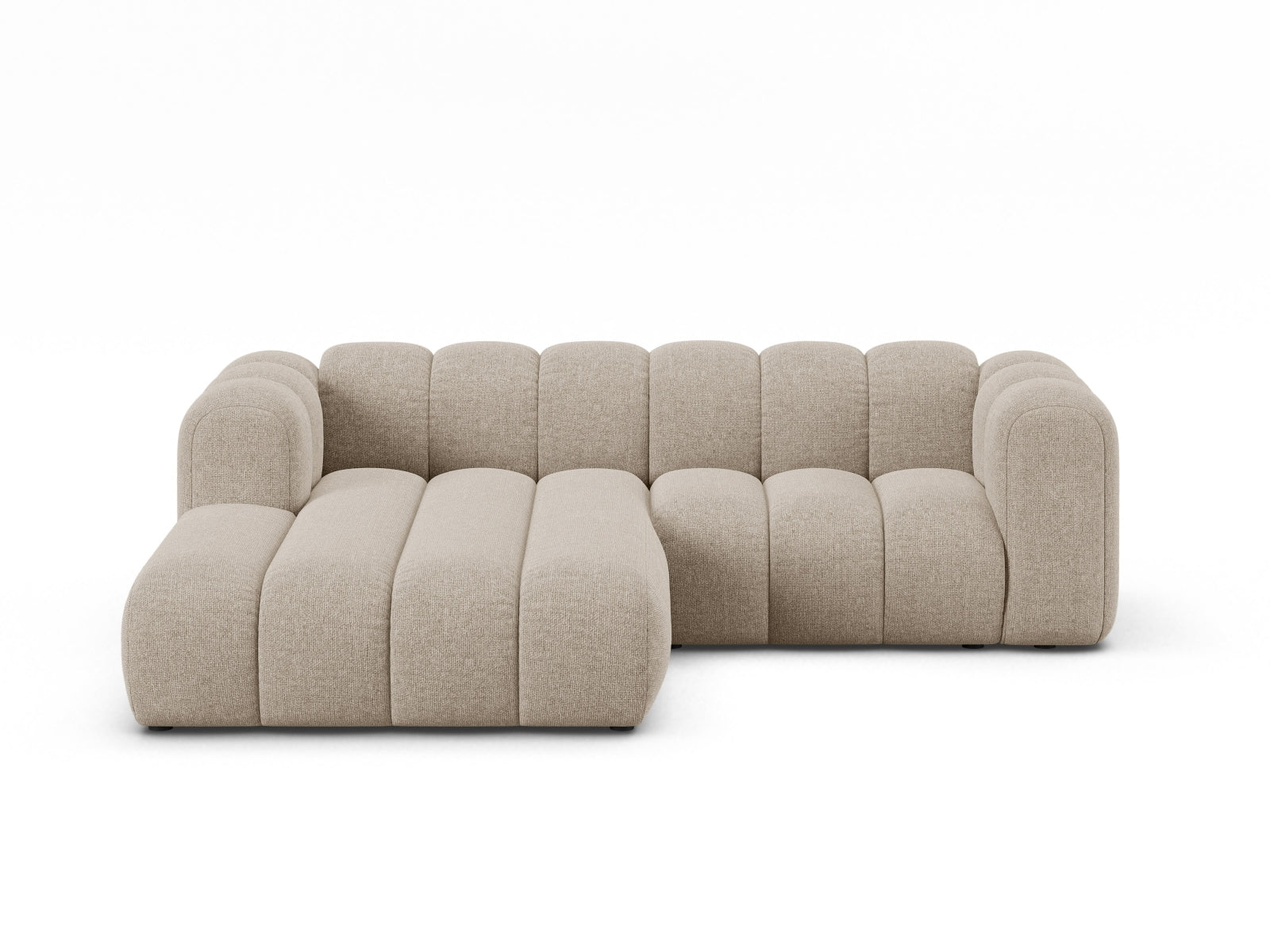Lupine Modulares Ecksofa links 3 Sitzer in Dark Beige-Eden präsentiert im Onlineshop von KAQTU Design AG. L-Sofa links ist von Micadoni