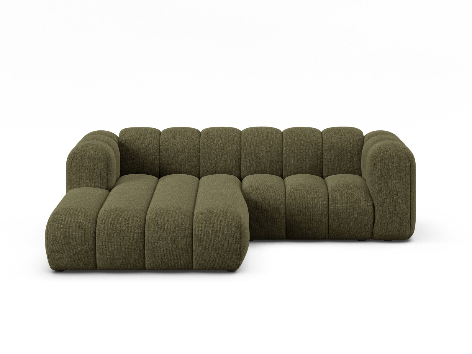 Lupine Modulares Ecksofa links 3 Sitzer in Green präsentiert im Onlineshop von KAQTU Design AG. Ecksofa links ist von Micadoni