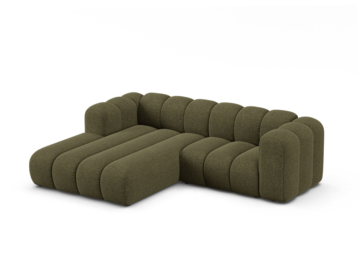 Lupine Modulares Ecksofa links 3 Sitzer in Green-Eden präsentiert im Onlineshop von KAQTU Design AG. L-Sofa links ist von Micadoni