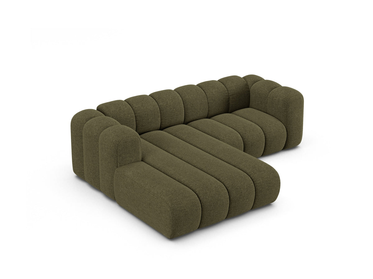 Lupine Modulares Ecksofa links 3 Sitzer in Green-Eden präsentiert im Onlineshop von KAQTU Design AG. L-Sofa links ist von Micadoni