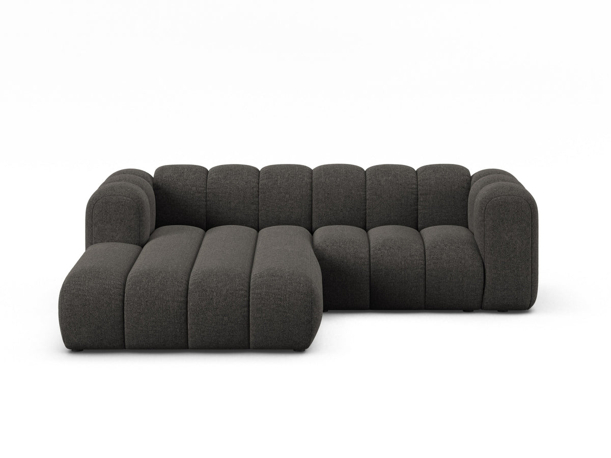 Lupine Modulares Ecksofa links 3 Sitzer in Dark Grey-Eden präsentiert im Onlineshop von KAQTU Design AG. L-Sofa links ist von Micadoni