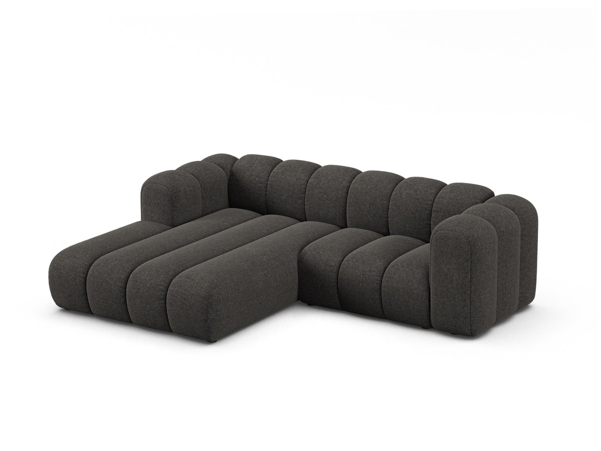 Lupine Modulares Ecksofa links 3 Sitzer in Dark Grey-Eden präsentiert im Onlineshop von KAQTU Design AG. L-Sofa links ist von Micadoni