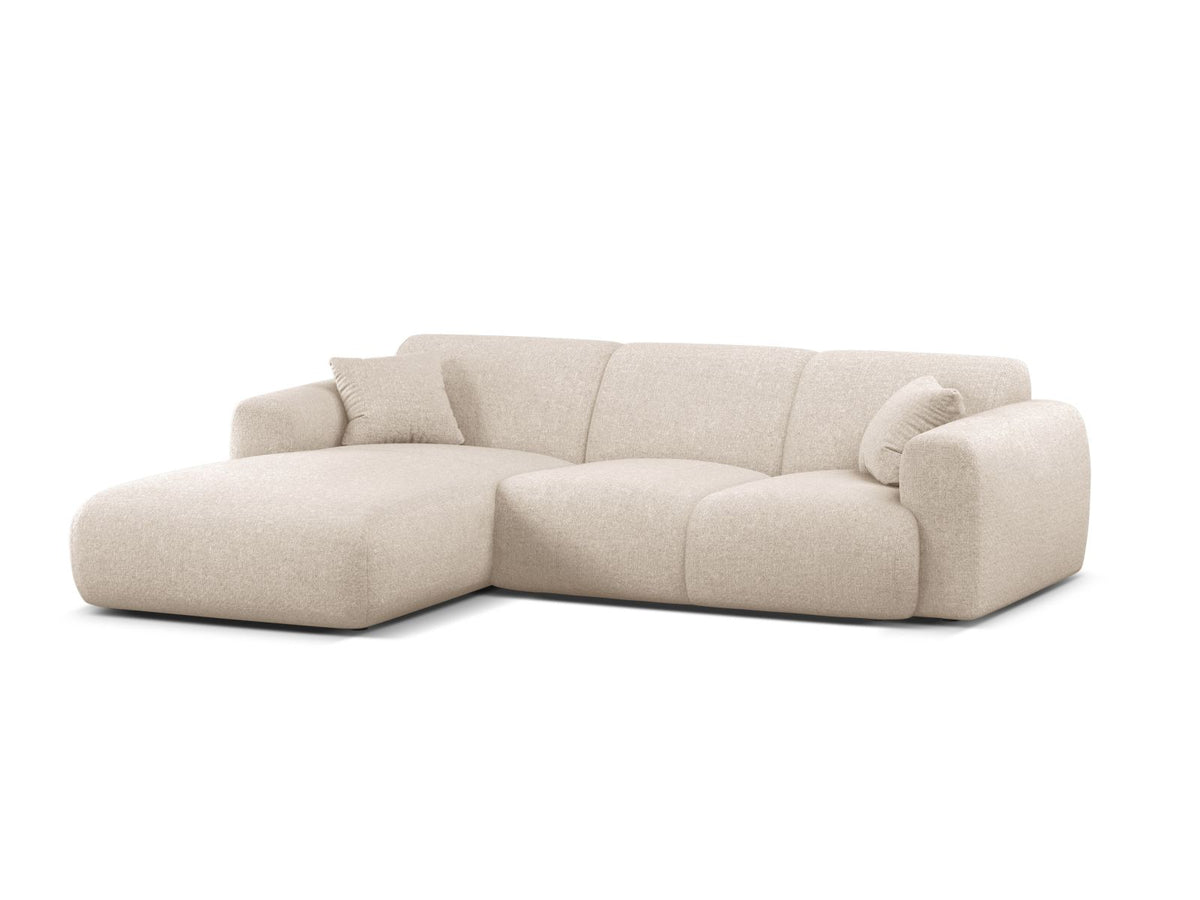 4-Sitzer Ecksofa links Molino in Light Beige-Eden präsentiert im Onlineshop von KAQTU Design AG. Ecksofa links ist von Micadoni
