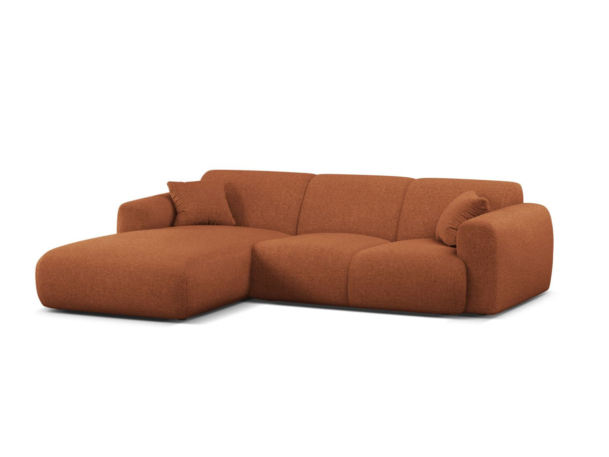 4-Sitzer Ecksofa links Molino in Brick-Eden präsentiert im Onlineshop von KAQTU Design AG. Ecksofa links ist von Micadoni