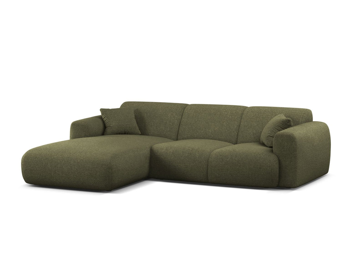 4-Sitzer Ecksofa links Molino in Green-Eden präsentiert im Onlineshop von KAQTU Design AG. Ecksofa links ist von Micadoni