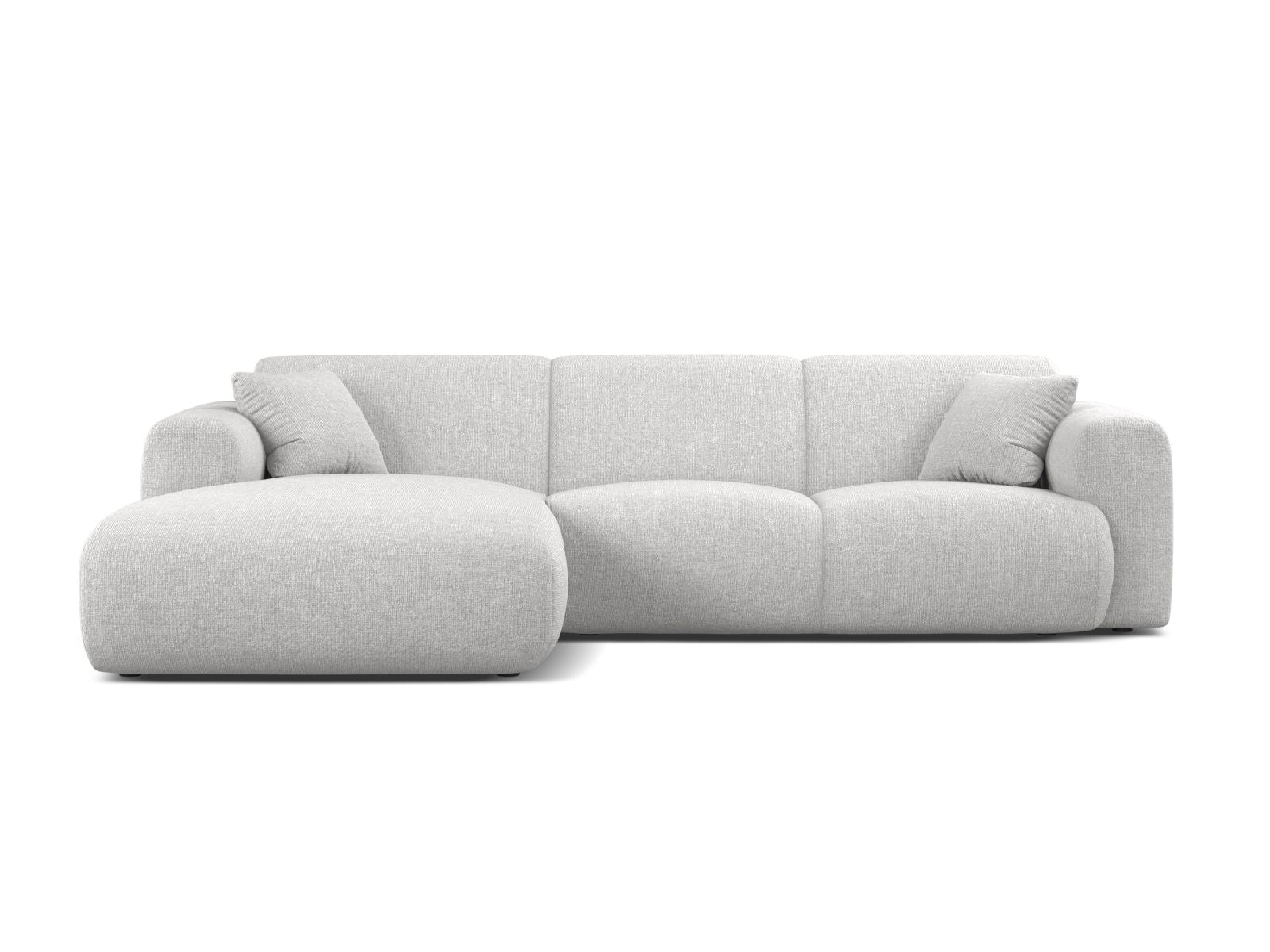 4-Sitzer Ecksofa links Molino in Silver-Eden präsentiert im Onlineshop von KAQTU Design AG. Ecksofa links ist von Micadoni
