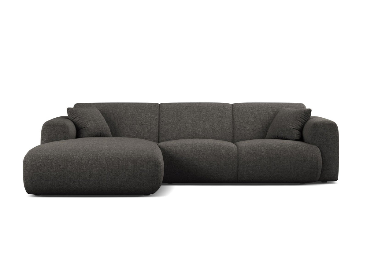 4-Sitzer Ecksofa links Molino in Dark Grey-Eden präsentiert im Onlineshop von KAQTU Design AG. Ecksofa links ist von Micadoni