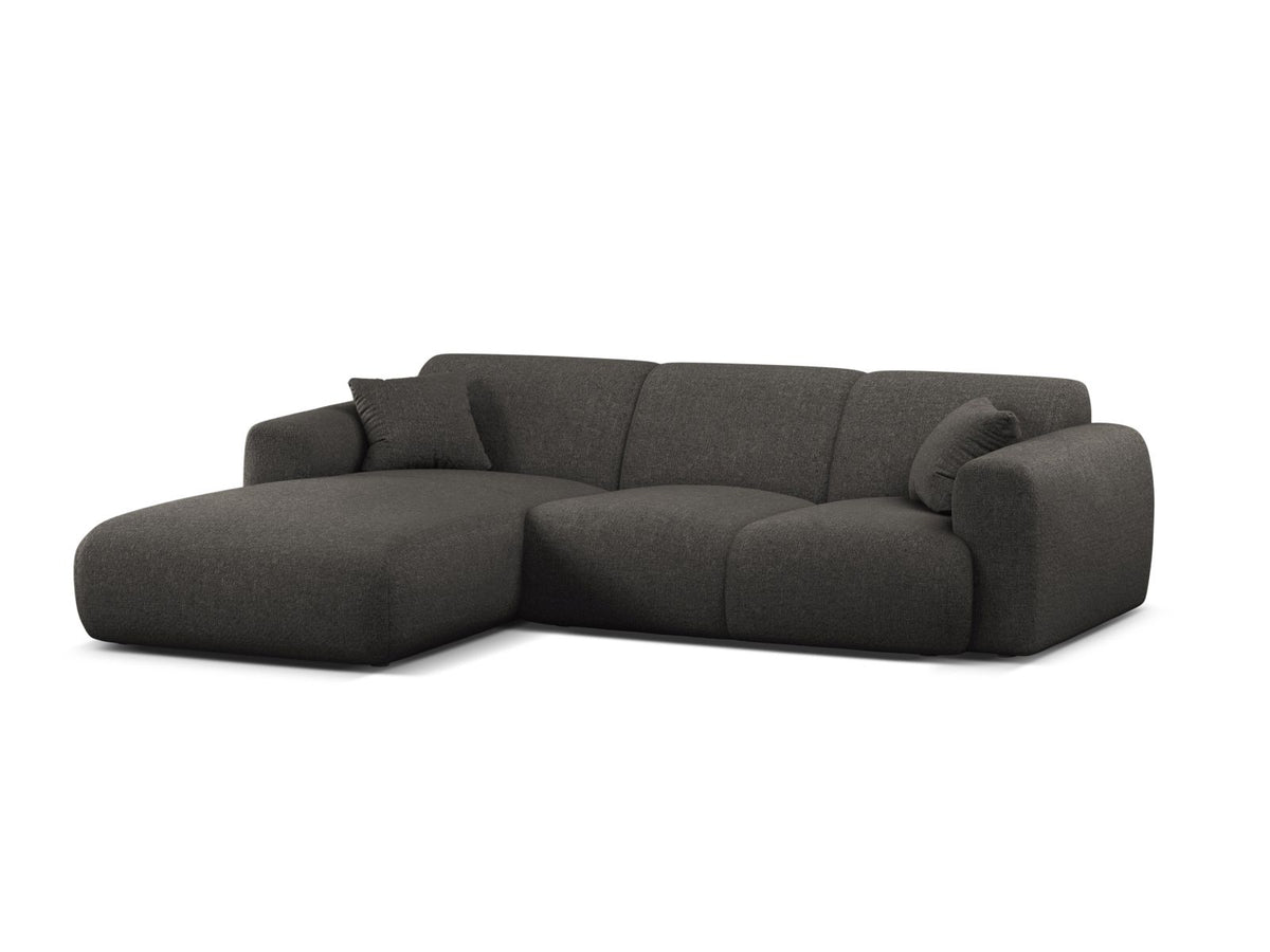 4-Sitzer Ecksofa links Molino in Dark Grey-Eden präsentiert im Onlineshop von KAQTU Design AG. Ecksofa links ist von Micadoni