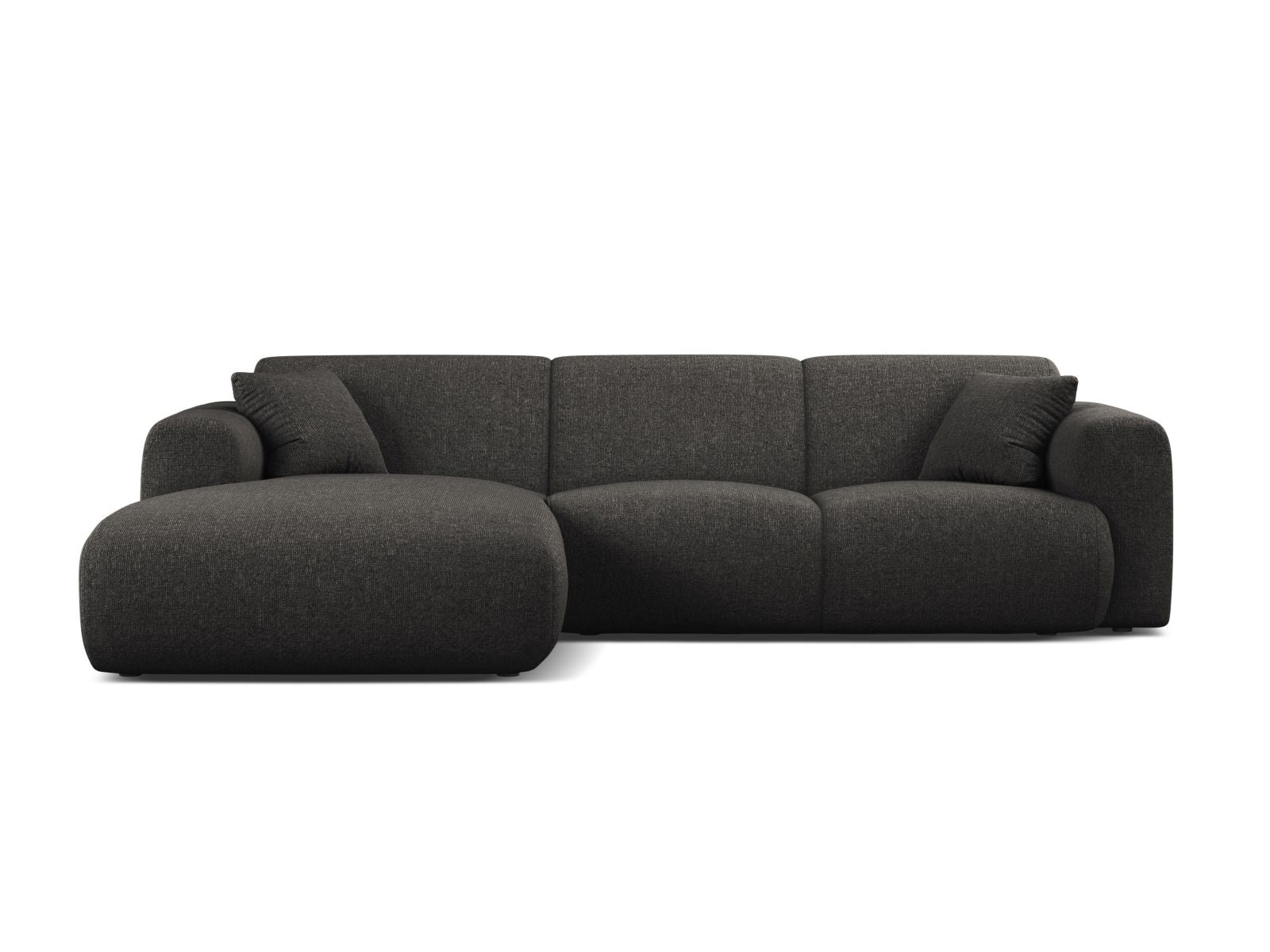 4-Sitzer Ecksofa links Molino in Anthracite-Eden präsentiert im Onlineshop von KAQTU Design AG. Ecksofa links ist von Micadoni