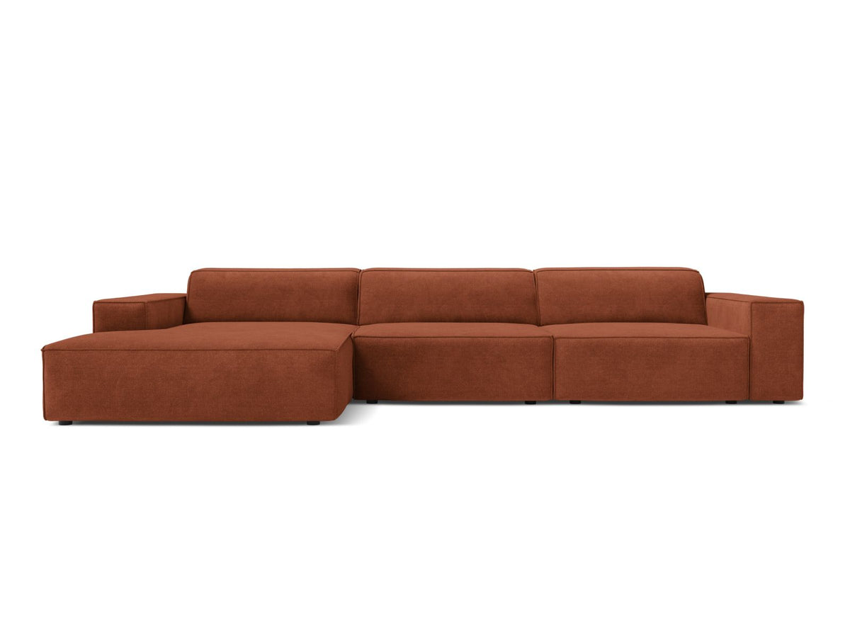 4-Sitzer Ecksofa links modular Jodie in Brick-Liberty präsentiert im Onlineshop von KAQTU Design AG. Ecksofa links ist von Micadoni