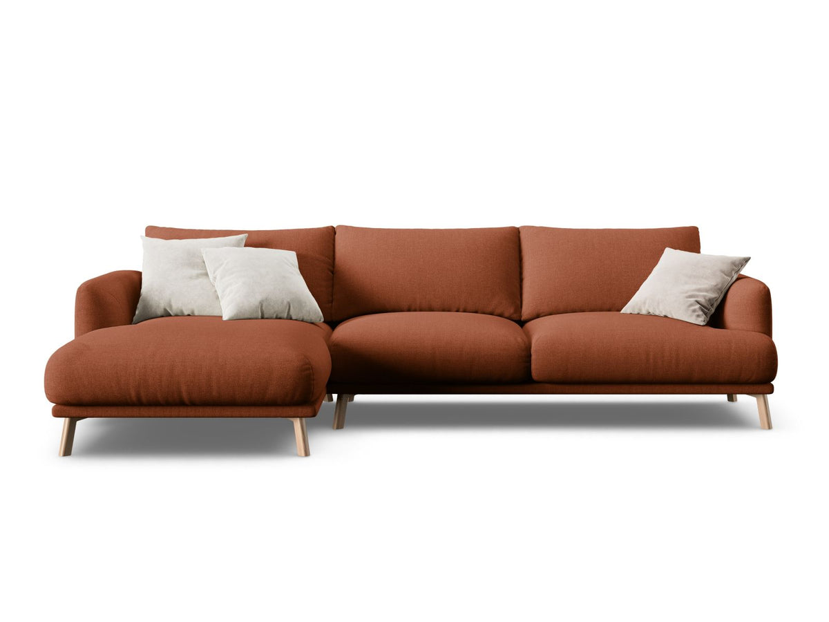 4-Sitzer Ecksofa links Naomi in Brick-Liberty präsentiert im Onlineshop von KAQTU Design AG. Ecksofa links ist von Micadoni