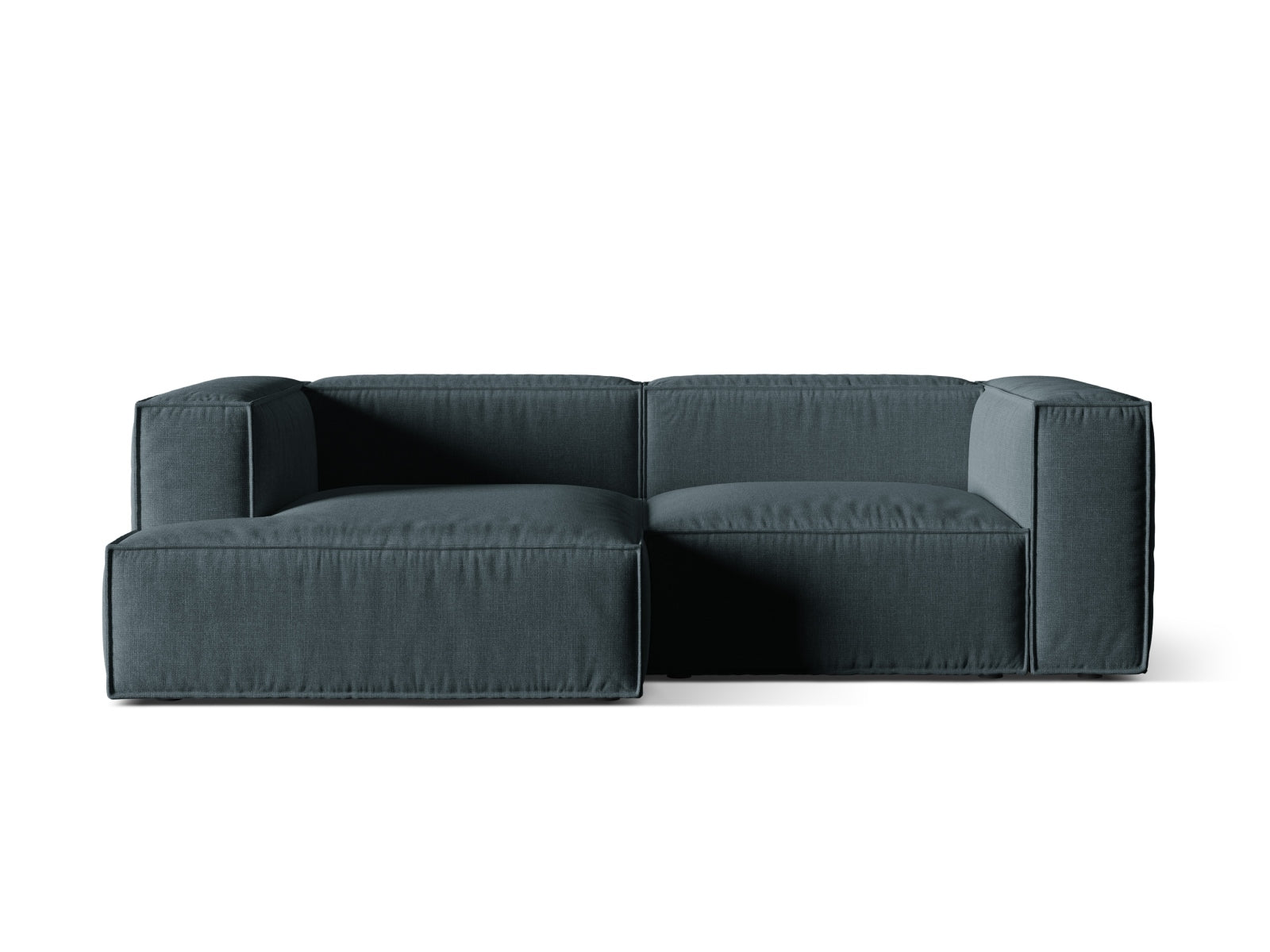 3-Sitzer Ecksofa links modular Nuria in Deep Petrol-Liberty präsentiert im Onlineshop von KAQTU Design AG. Ecksofa links ist von Micadoni