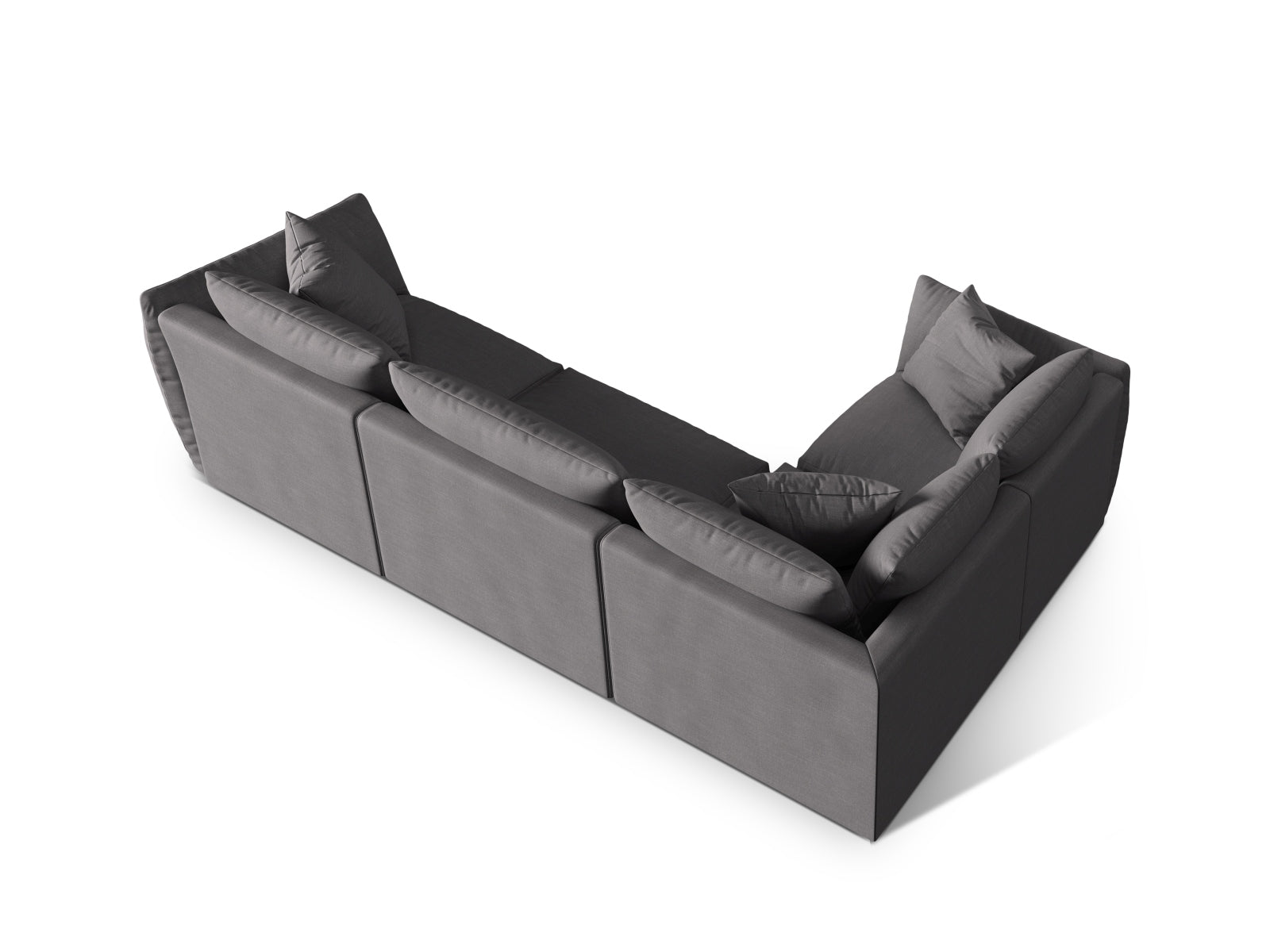 Chris Ecksofa links 4 Sitzer in Sand-LINS präsentiert im Onlineshop von KAQTU Design AG. Ecksofa links ist von Micadoni