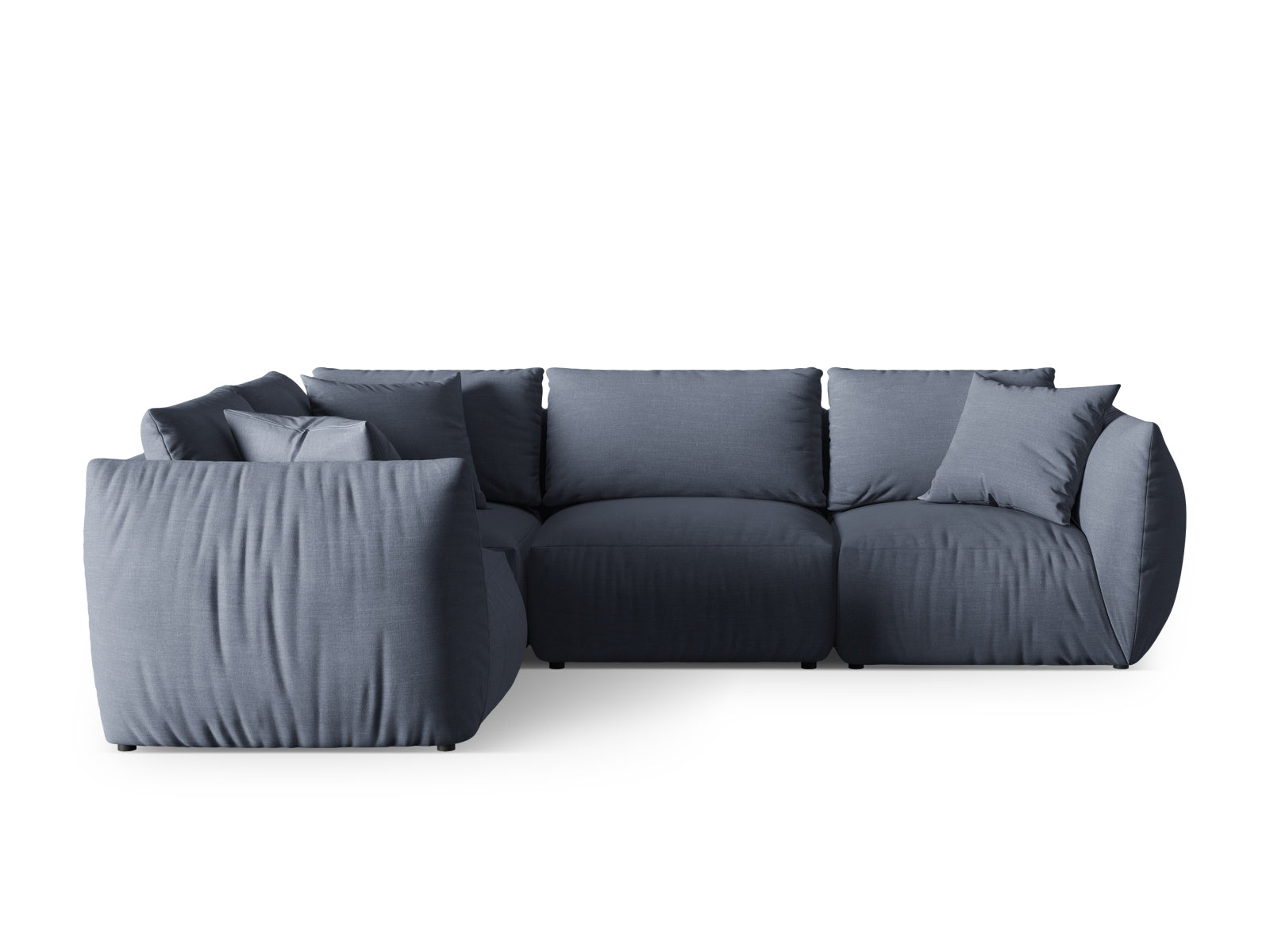 Chris Ecksofa links 4 Sitzer in Light Green-LINS präsentiert im Onlineshop von KAQTU Design AG. Ecksofa links ist von Micadoni