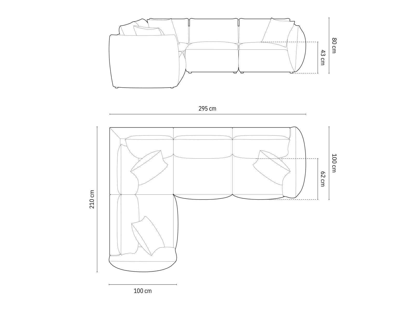 Erleben Sie das Chris Ecksofa links von Micadoni – ein stilvolles 4-Sitzer Sofa, das Komfort und modernes Design vereint. Ideal für Ihr Wohnzimmer!