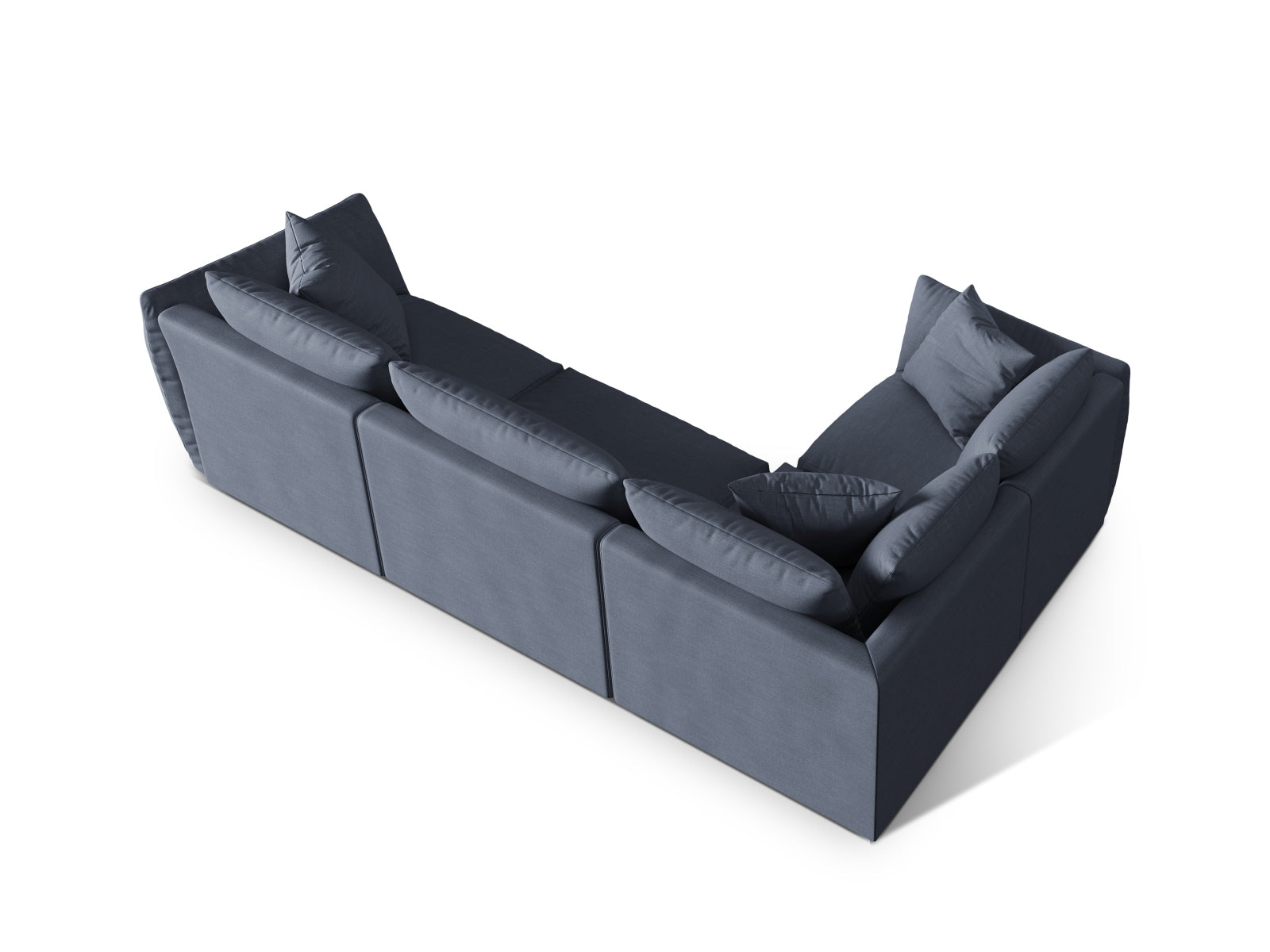 Chris Ecksofa links 4 Sitzer in Light Green-LINS präsentiert im Onlineshop von KAQTU Design AG. Ecksofa links ist von Micadoni