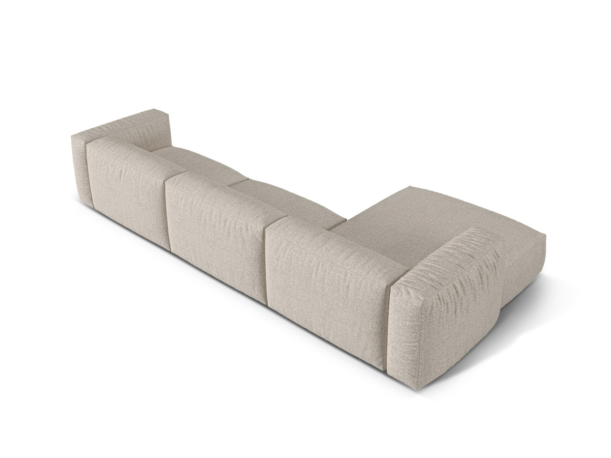 3-Sitzer Modular Ecksofa links Martina in Beige-Monet präsentiert im Onlineshop von KAQTU Design AG. Ecksofa links ist von Micadoni