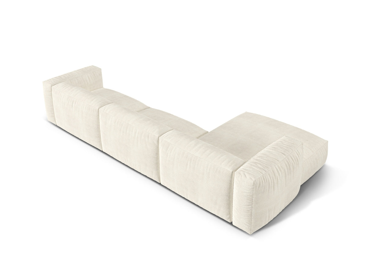 3-Sitzer Modular Ecksofa links Martina in Ivory-Monet präsentiert im Onlineshop von KAQTU Design AG. Ecksofa links ist von Micadoni