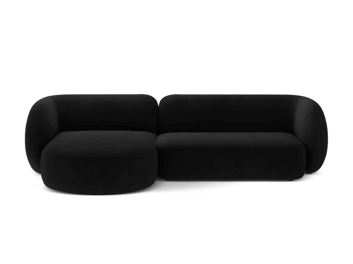 3-Sitzer Modular Ecksofa links Kate in Black-Salvador präsentiert im Onlineshop von KAQTU Design AG. Ecksofa links ist von Micadoni