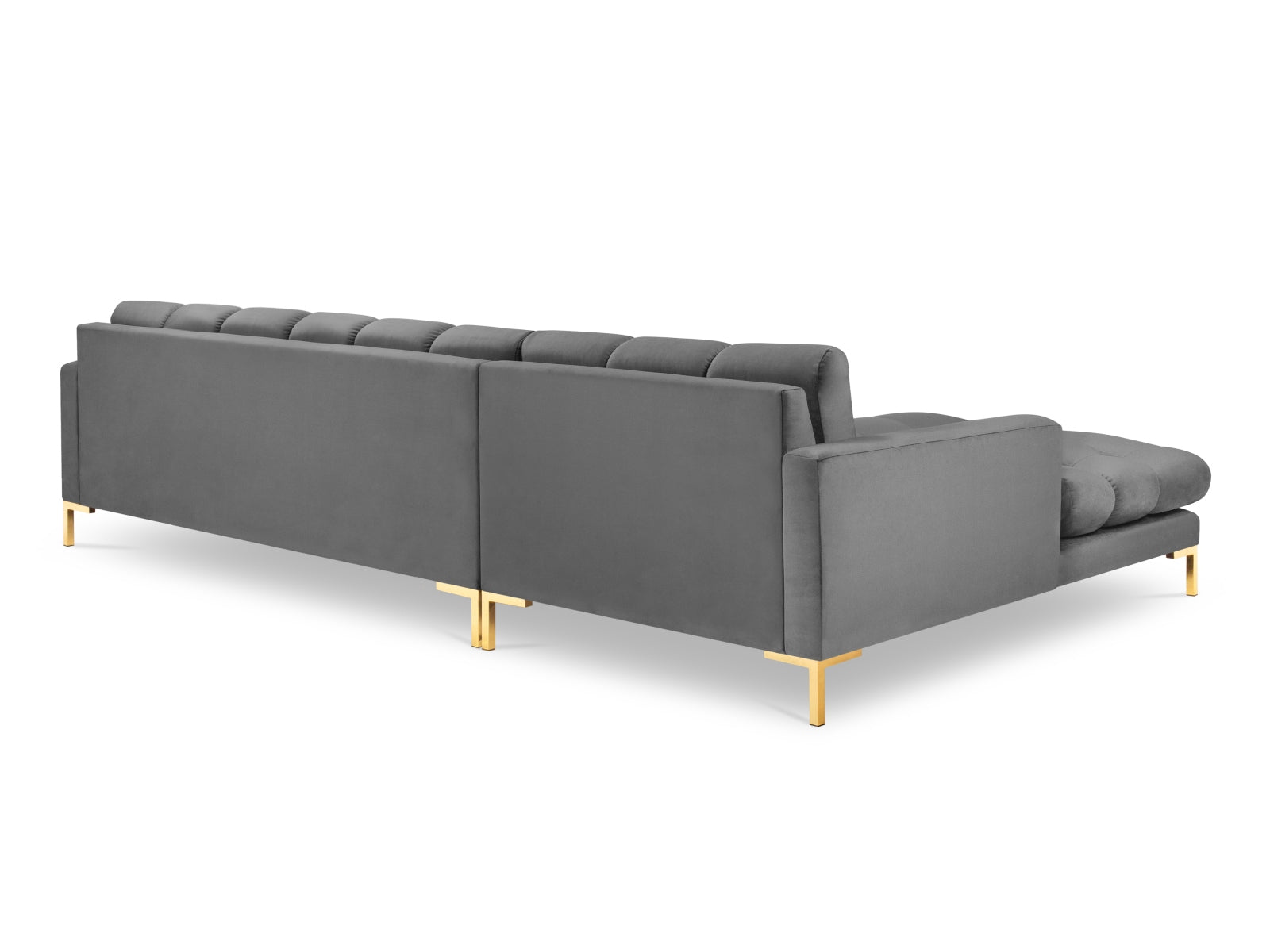 Entdecken Sie das Mamaia Velour Ecksofa links von Micadoni – ein stilvolles 5-Sitzer Sofa, das Komfort und Eleganz in Ihr Wohnzimmer bringt.