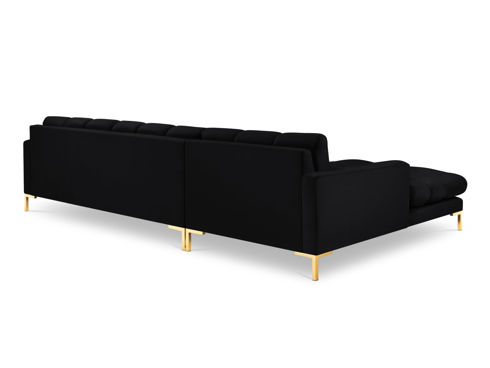 Entdecken Sie das Mamaia Velour Ecksofa links von Micadoni – ein stilvolles 5-Sitzer Sofa, das Komfort und Eleganz in Ihr Wohnzimmer bringt.