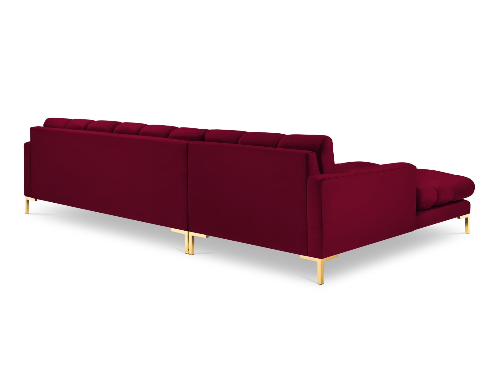 Entdecken Sie das Mamaia Velour Ecksofa links von Micadoni – ein stilvolles 5-Sitzer Sofa, das Komfort und Eleganz in Ihr Wohnzimmer bringt.