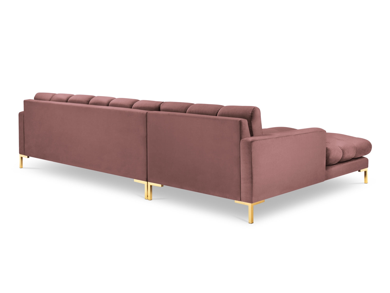 Entdecken Sie das Mamaia Velour Ecksofa links von Micadoni – ein stilvolles 5-Sitzer Sofa, das Komfort und Eleganz in Ihr Wohnzimmer bringt.
