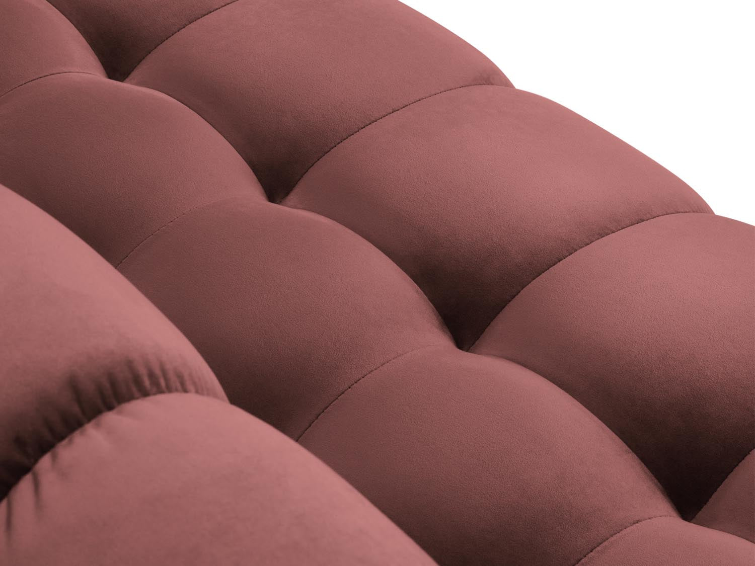 Erleben Sie das Mamaia Velour Ecksofa links von Micadoni – ein elegantes 5-Sitzer Sofa, das Stil und Gemütlichkeit in Ihr Zuhause bringt.