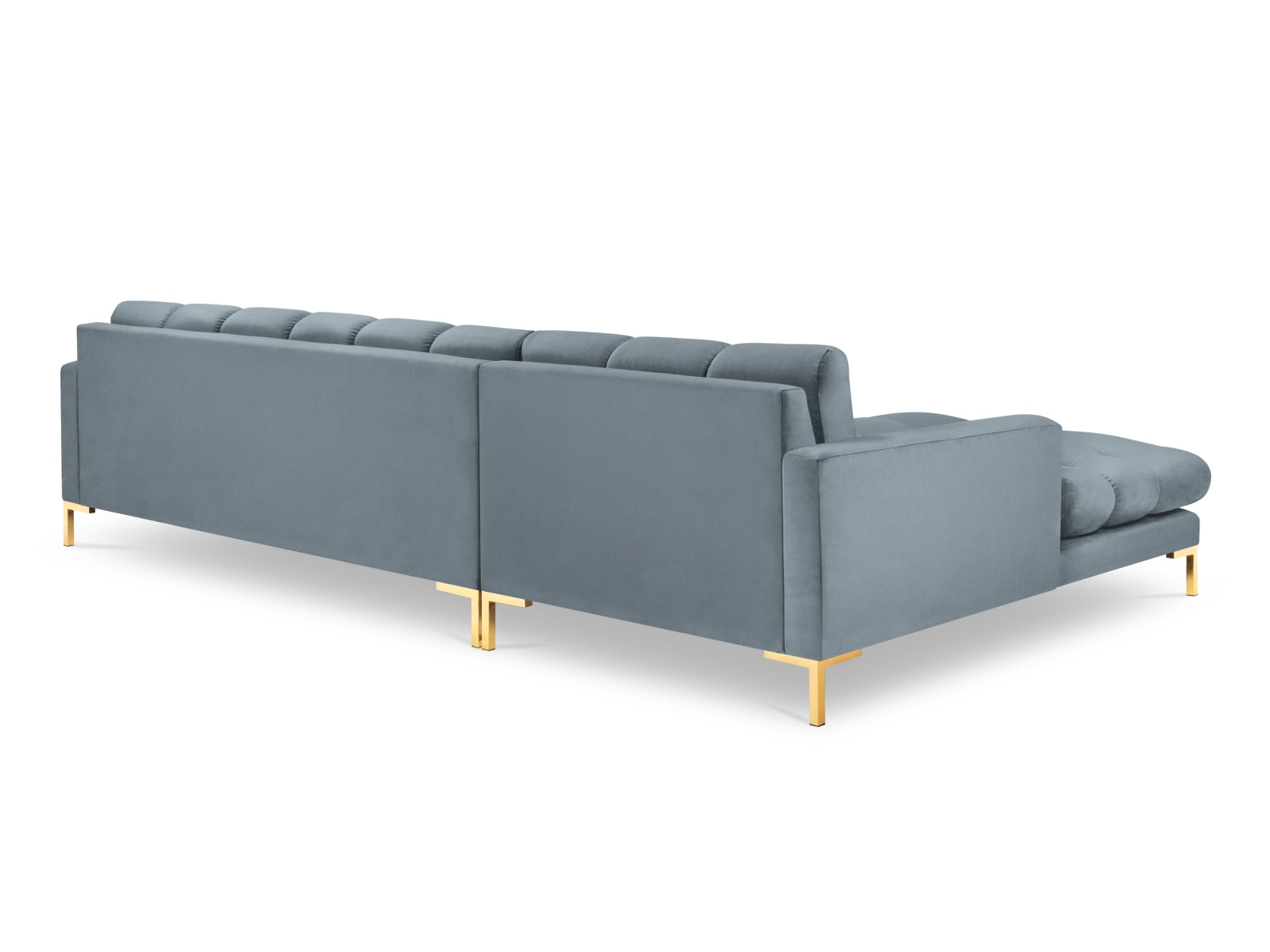 Entdecken Sie das Mamaia Velour Ecksofa links von Micadoni – ein stilvolles 5-Sitzer Sofa, das Komfort und Eleganz in Ihr Wohnzimmer bringt.