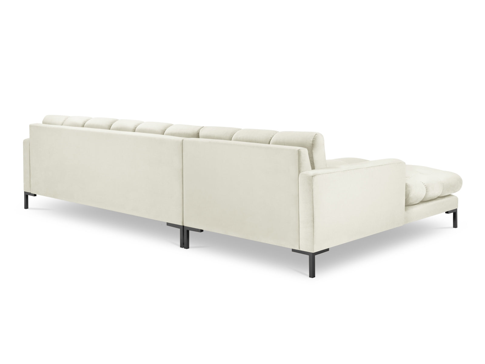 Entdecken Sie das Mamaia Velour Ecksofa links von Micadoni – ein stilvolles 5-Sitzer Sofa, das Komfort und Eleganz in Ihr Wohnzimmer bringt.