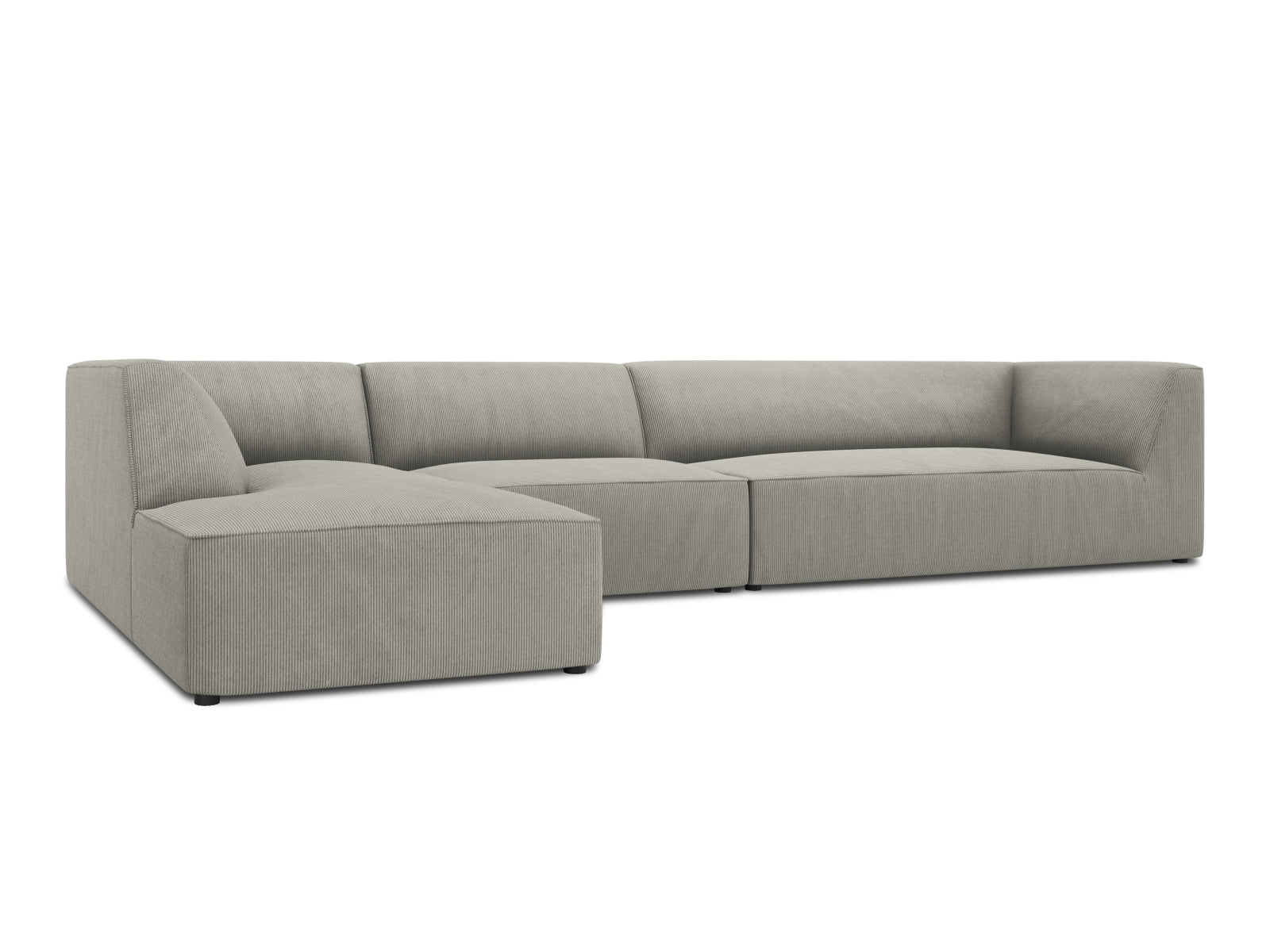 Erleben Sie das Ruby Ecksofa links 5 Sitzer von Micadoni – elegantes Design, modular und pflegeleicht, ideal für jeden Wohnraum.