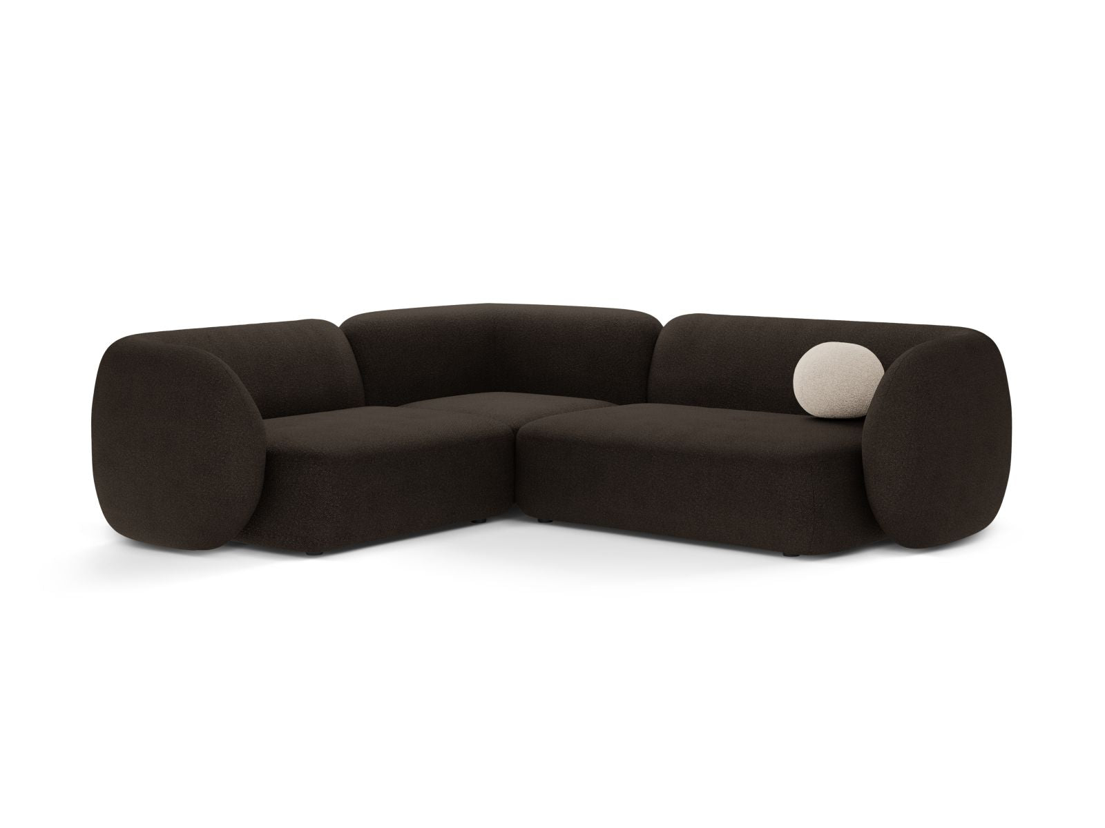 4-Sitzer Modular Ecksofa links Kate in Brown-Baloo präsentiert im Onlineshop von KAQTU Design AG. Ecksofa links ist von Micadoni