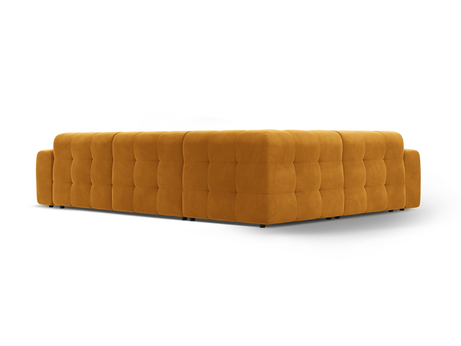 Erleben Sie das Kendal Velour Ecksofa 6 Sitzer von Micadoni – elegantes Design, viel Platz und höchsten Komfort für Ihr Wohnzimmer.