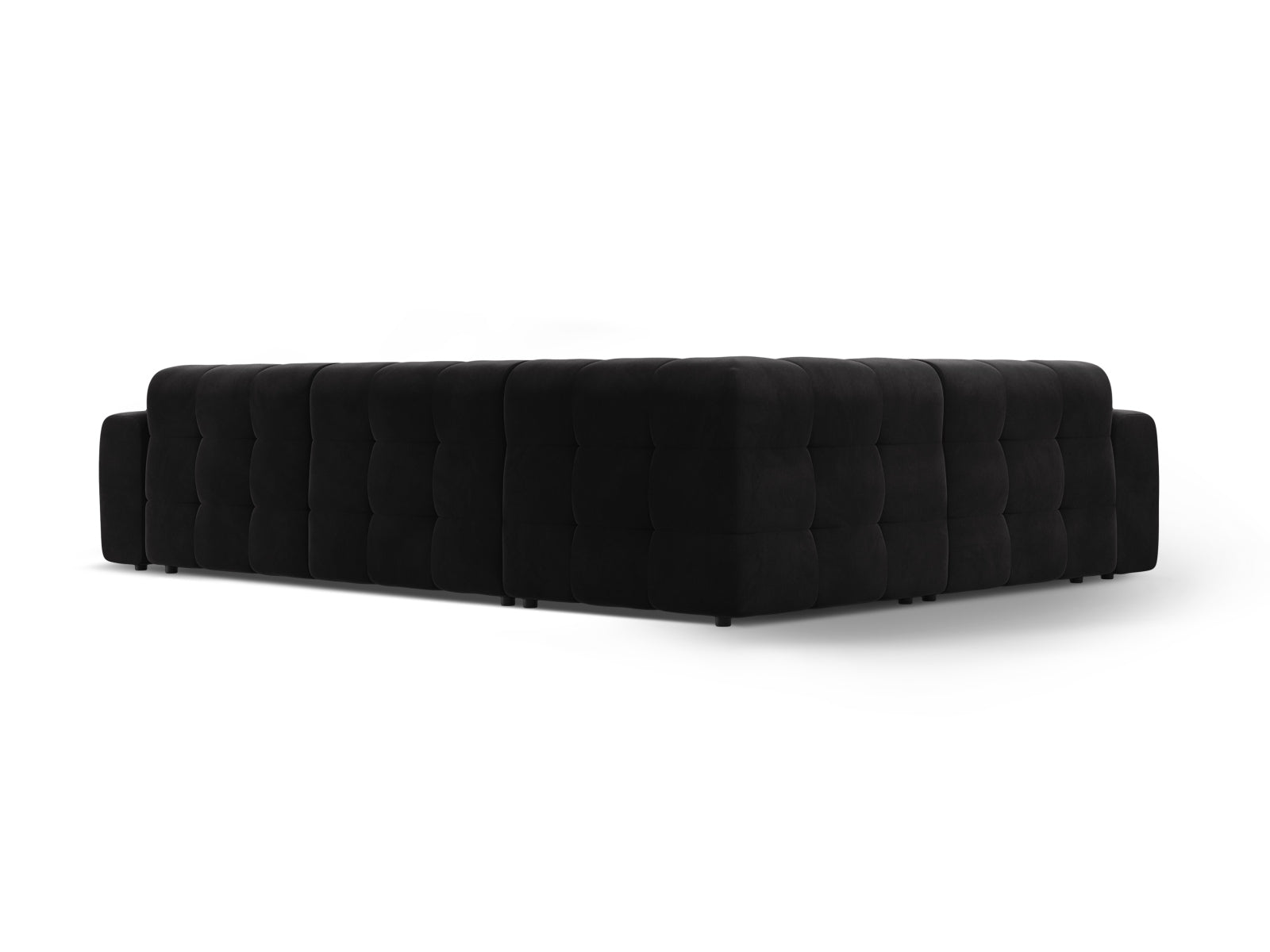 Erleben Sie das Kendal Velour Ecksofa 6 Sitzer von Micadoni – elegantes Design, viel Platz und höchsten Komfort für Ihr Wohnzimmer.