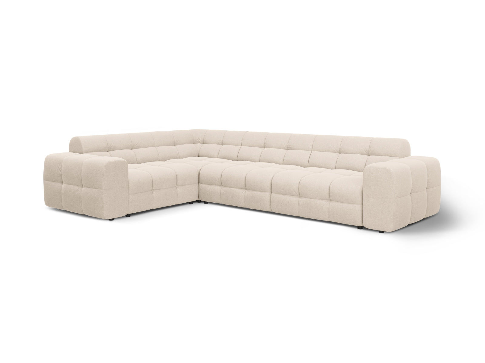 Elegantes Kendal Ecksofa links für 6 Personen von Micadoni, perfekt für gesellige Abende und stilvolle Einrichtung in jedem Zuhause.