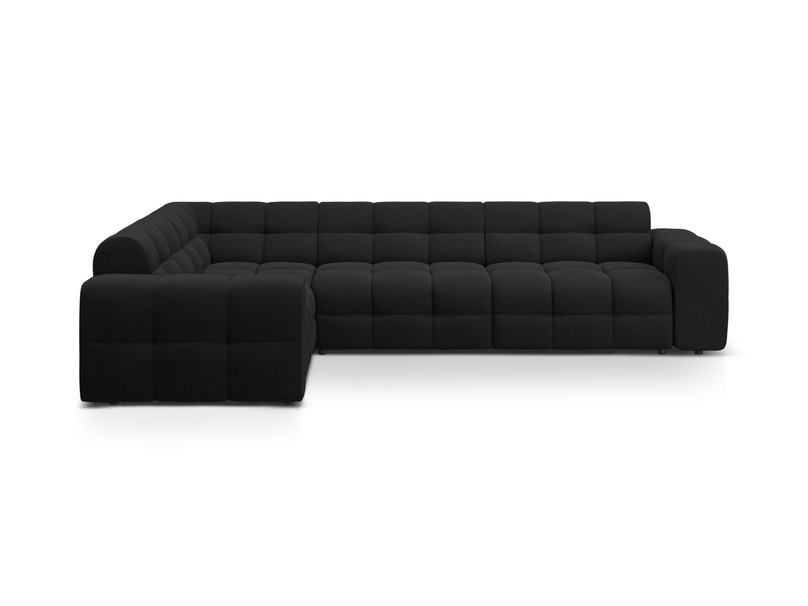 Kendal Ecksofa links 6 Sitzer in Black präsentiert im Onlineshop von KAQTU Design AG. Ecksofa links ist von Micadoni