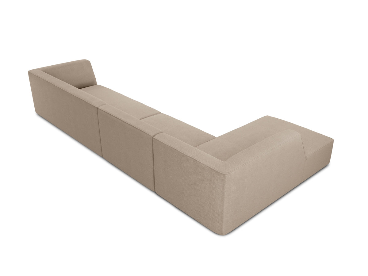 Ruby Modulares Ecksofa links 5 Sitzer in Dark Beige-Ottawa präsentiert im Onlineshop von KAQTU Design AG. Ecksofa links ist von Micadoni