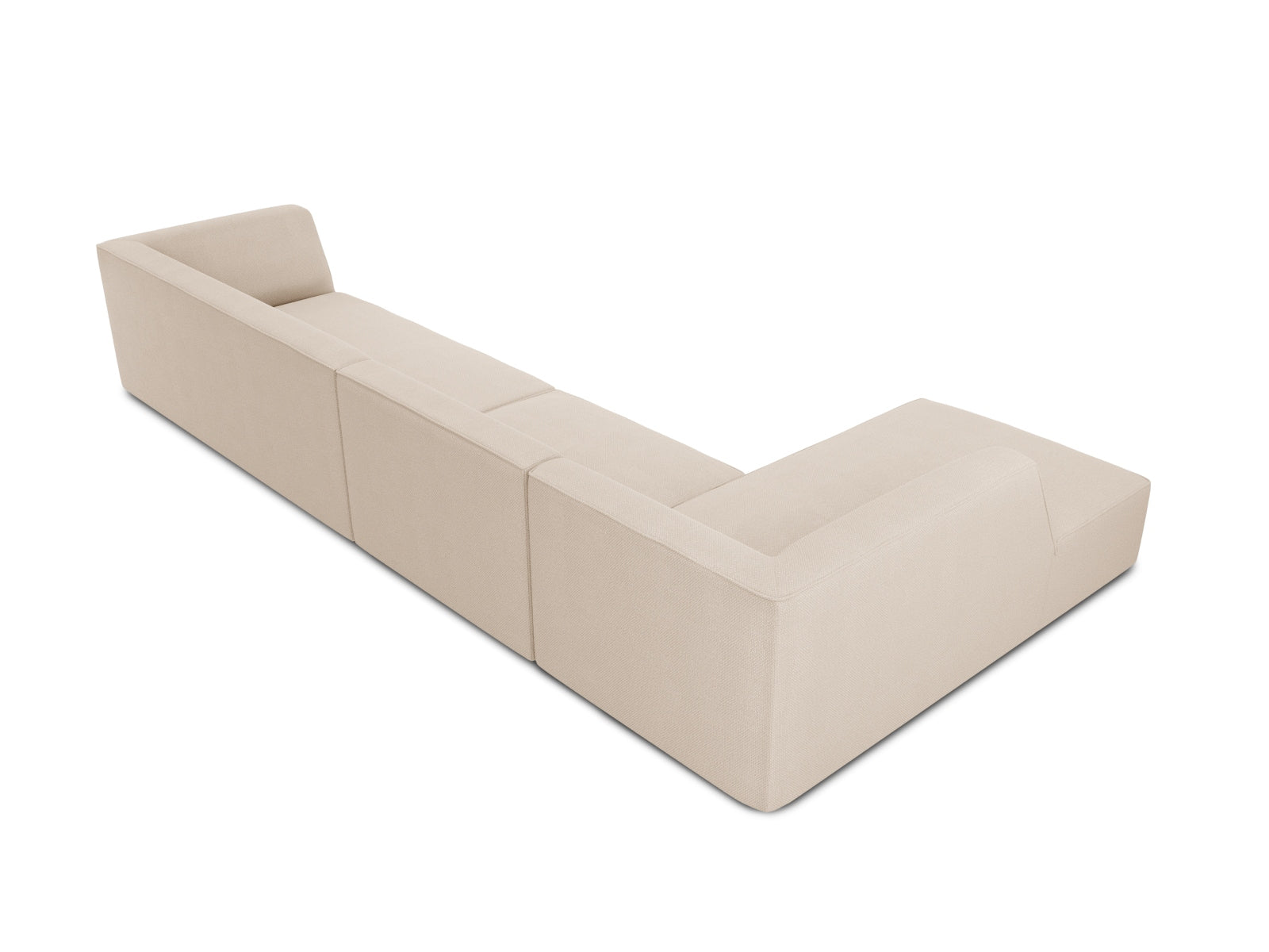 Erleben Sie das Ruby Ecksofa links 5 Sitzer von Micadoni – elegantes Design, modular und pflegeleicht, ideal für jeden Wohnraum.