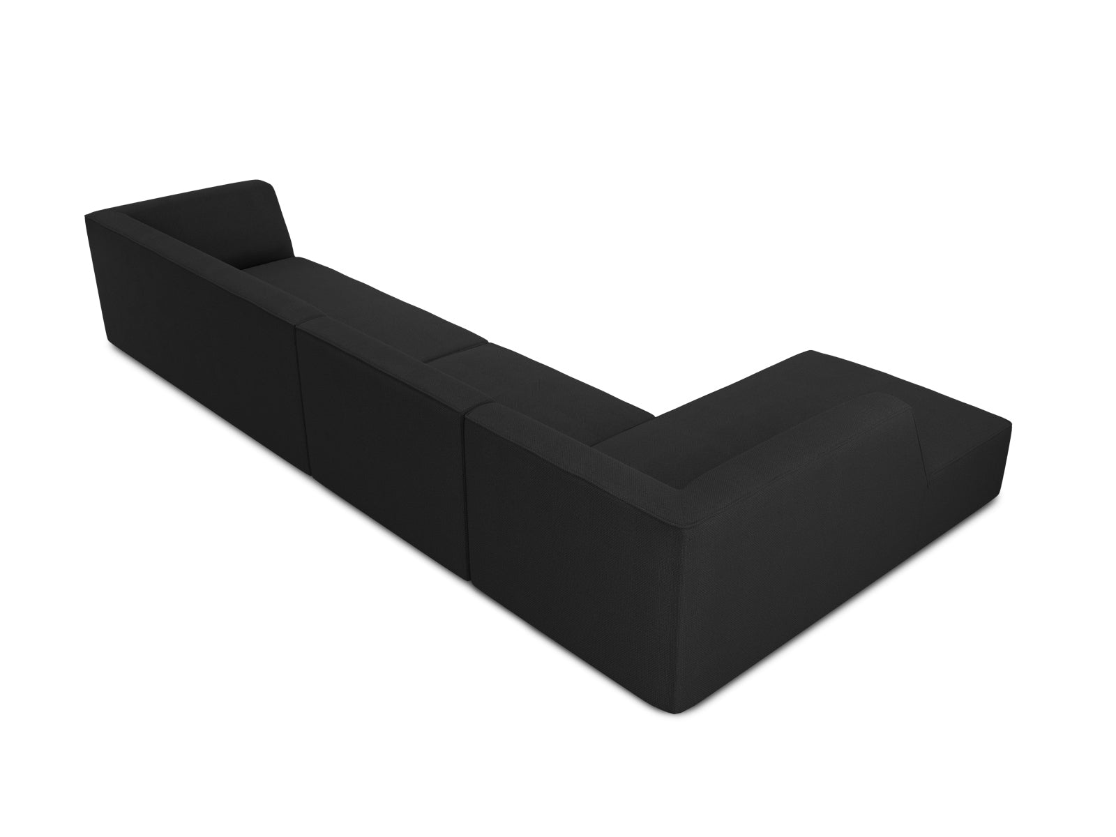 Stylisches, modulares Ecksofa Ruby von Micadoni, linksseitig, bietet Platz für 5 Personen und verleiht jedem Raum eine moderne Note.